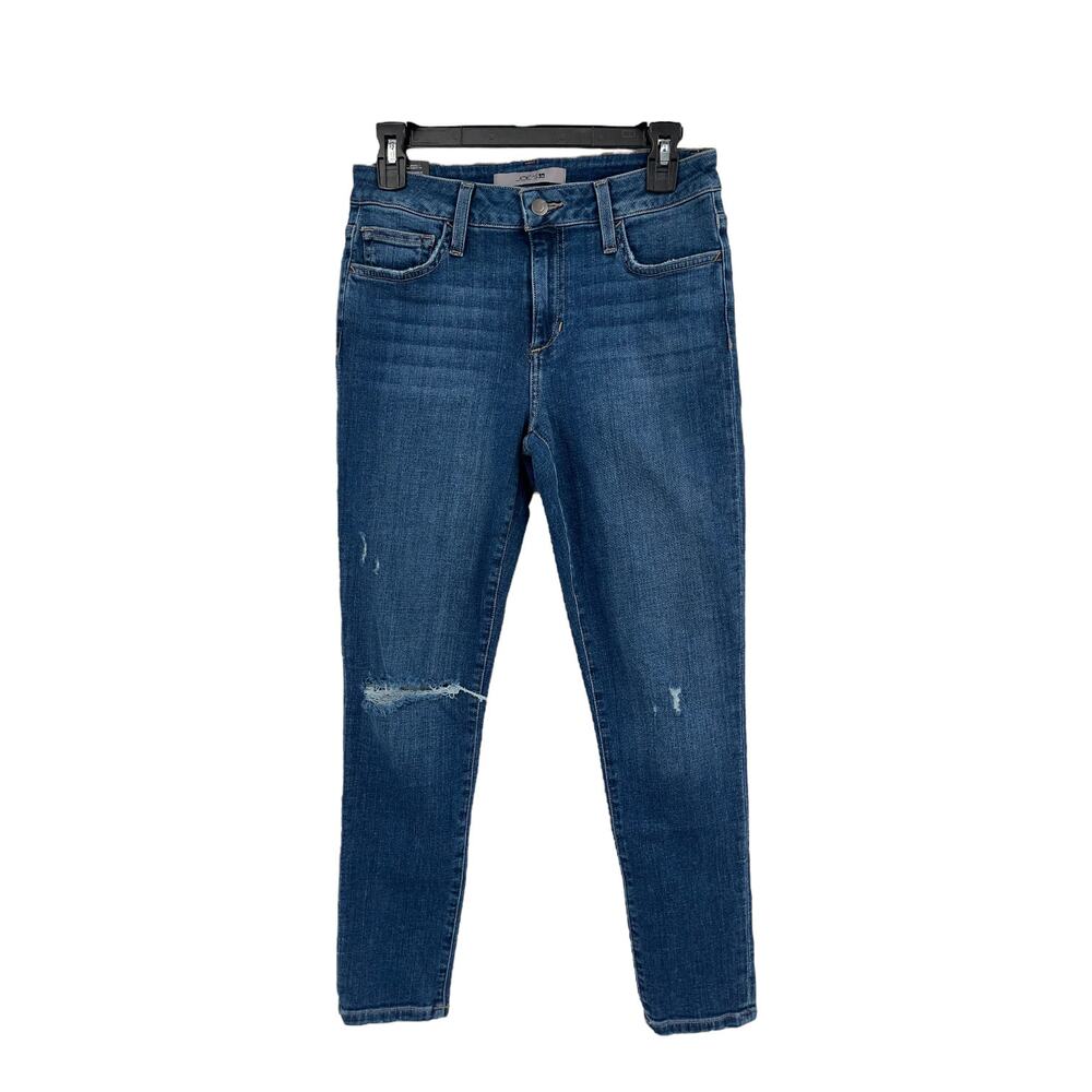 Joe's Jeans Curvy skinny 26" crop denim blue size 28